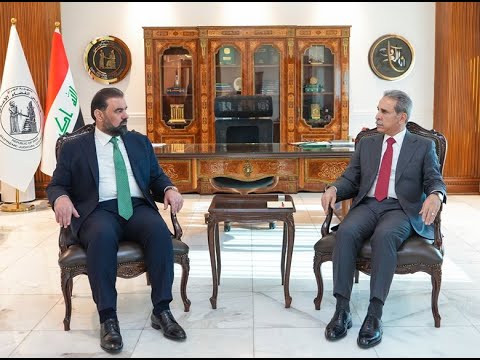 رئيس مجلس القضاء الأعلى يستقبل رئيس مجلس النواب