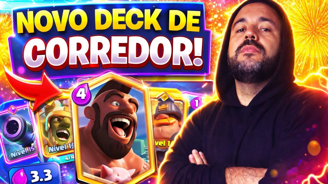MELHOR DECK DE CORREDOR - CLASH ROYALE