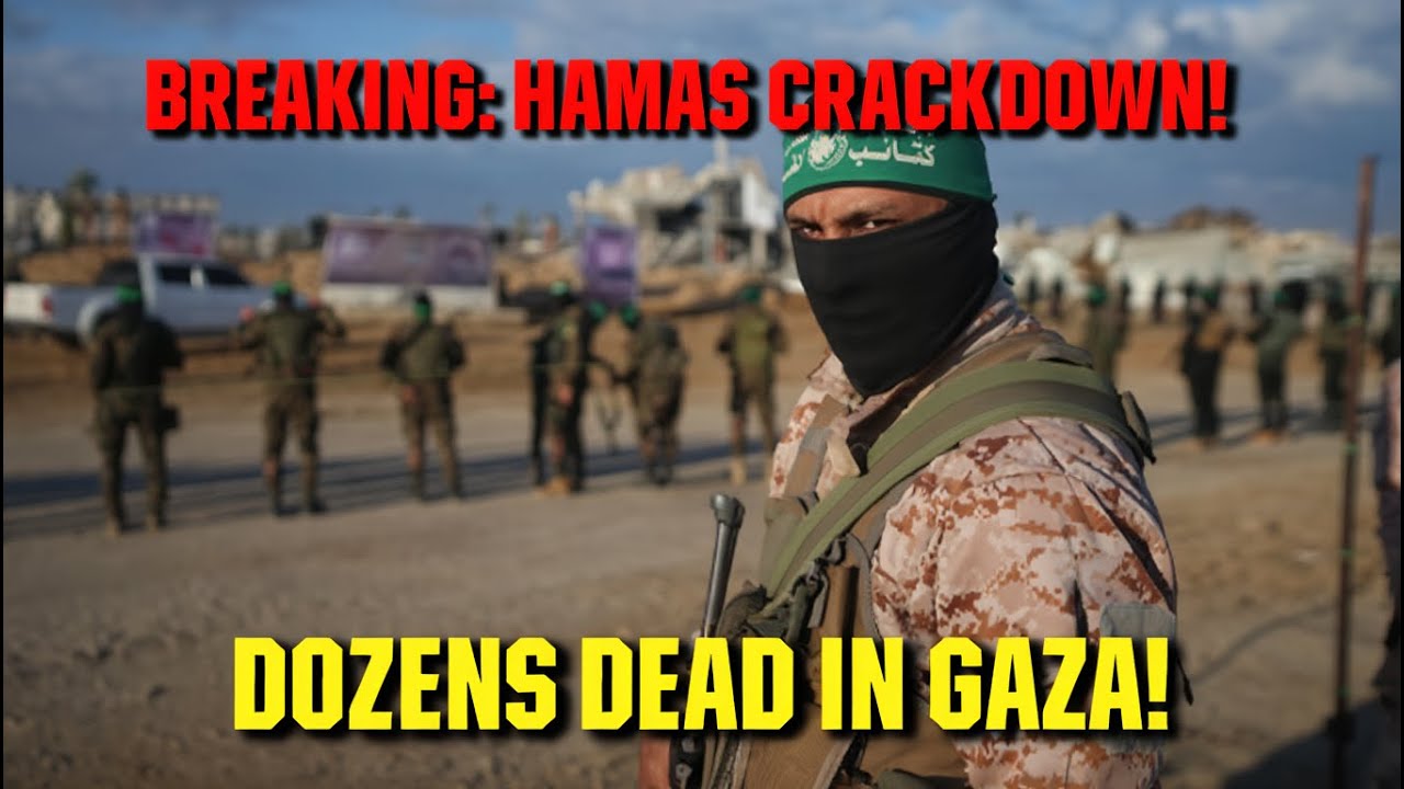 Hamas Crackdown in Gaza: 33 Dead in Deadly Power Struggle | Ceasefire Chaos