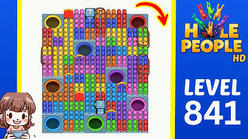 Hole People Level 841 Solution Walkthrough