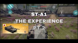 (PREMIUM)(EXP) ST-A1 GAMEPLAY PT. 2 - WAR THUNDER MOBILE