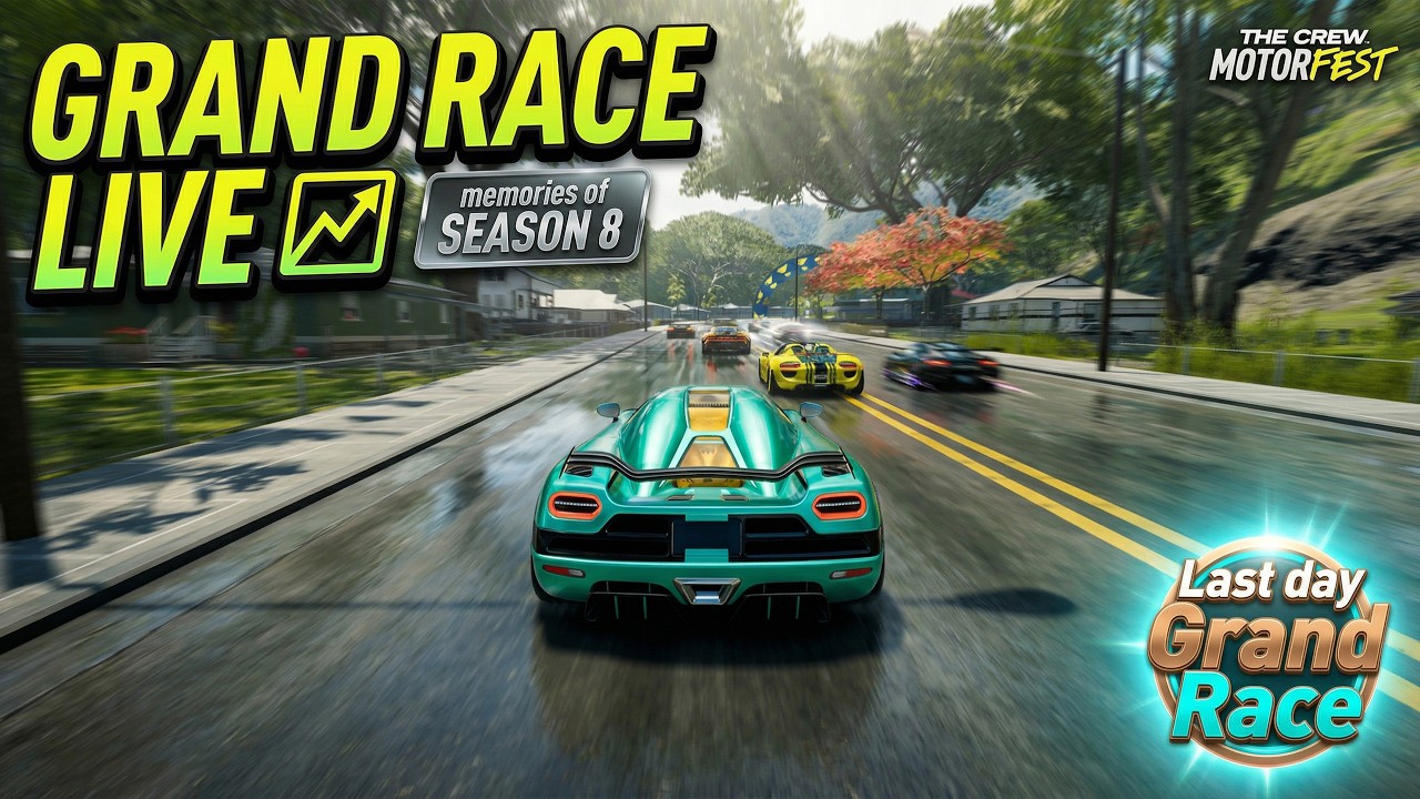 Emotional Last Day of Season 8 Grand Race Live!