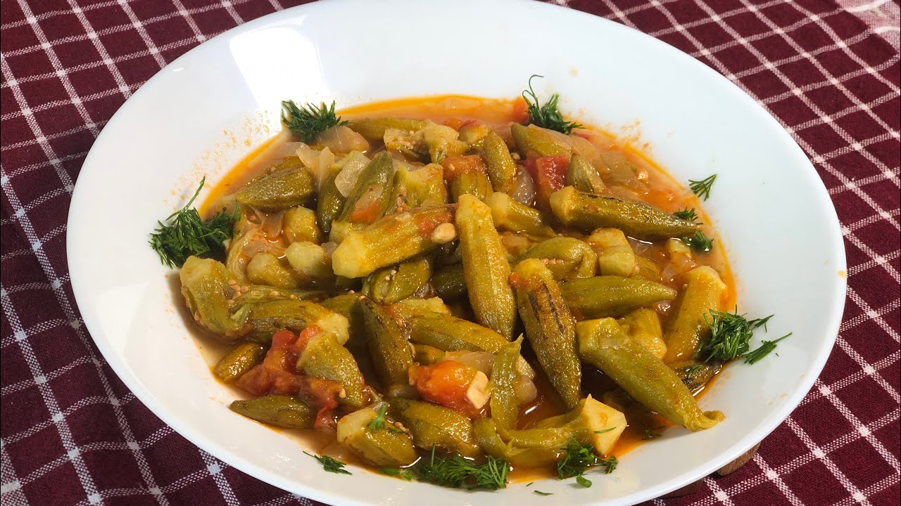 Sevmeyene Bile Yedirir /  Nefis Taze Bamya Yemeği Tarifi / Yemek Tarifleri