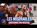 James Corden irritates Paris with a performance of 'Les Misérables' in traffic