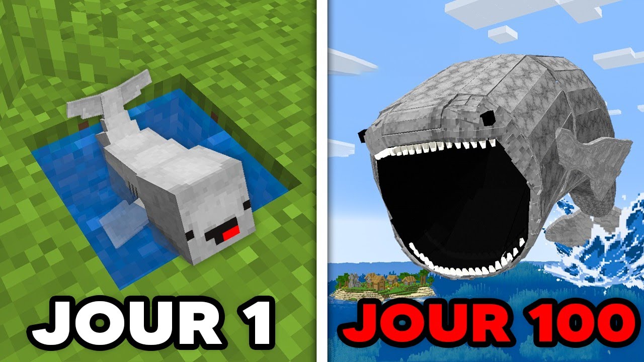 J'ai Survécu 100 Jours en tant que BLOOP sur Minecraft !