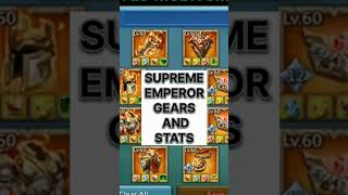 #lordsmobile 🥵🗿 EMPEROR GEARS STATS 🔥☠️❤️#VIRAL#viralshort