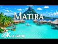 Matira Beach Bora Bora 4K Turquoise Lagoon White Sand South Pacific Paradise Relaxing Music