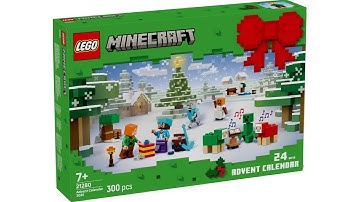 LEGO 21280 Instructions | Minecraft | LEGO Minecraft Advent Calendar 2025 | Seasonal