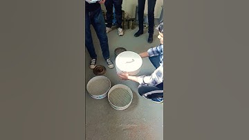 Sand gradation test at lab #civilengineering #construction