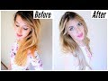 How to Tone Brassy Blonde Hair at Home WITHOUT AMMONIA! | Wella Demi Permanent Hair Color 10NA DEMO