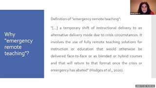 Marion Coderch, 'Assessment of Language Modules in Emergency Remote Teaching'.