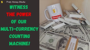 Witness the power of our multi currency counting machine!