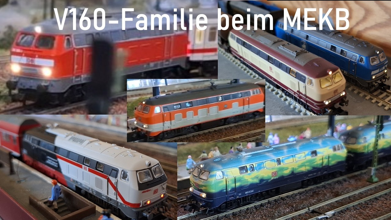 Die V160-Familie beim MEKB (V162, BR217, BR218.) Ausstellung 18.-19.10.2025 | Spur N Digital