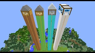 IF YOU CHOOSE THE WRONG TOWER, YOU DIE!  Minecraft