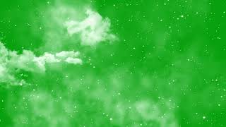 Clouds Moving And Raining Effect Green Screen Library