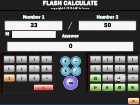 My Flash Calculator & Currency Convertor