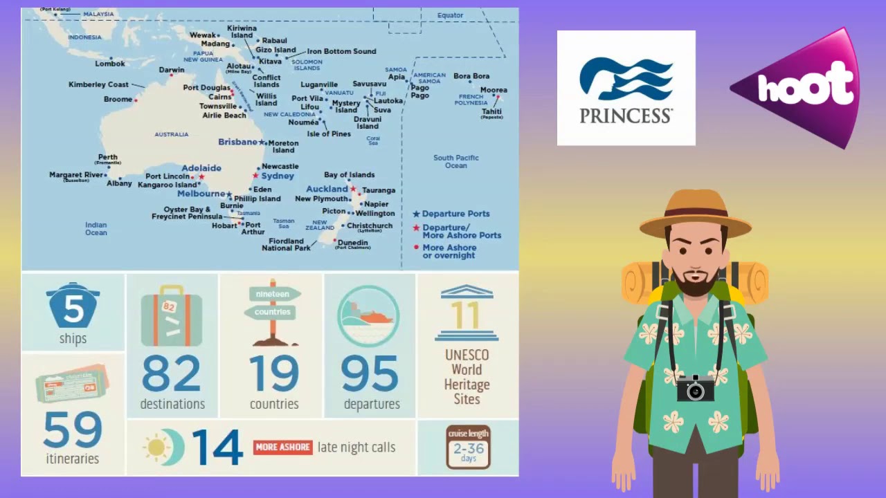 Princess Cruises New Zealand Australia and South Pacific Cruises for 2021/22
