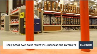 Home Depot says some prices will increase due to tariffs