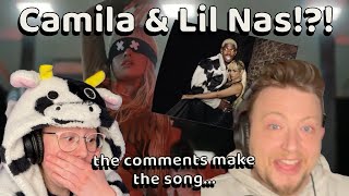 Camila Cabello REACTION! (HE KNOWS feat. Lil Nas X, I LUV IT feat. Playboi Carti) what is happening?