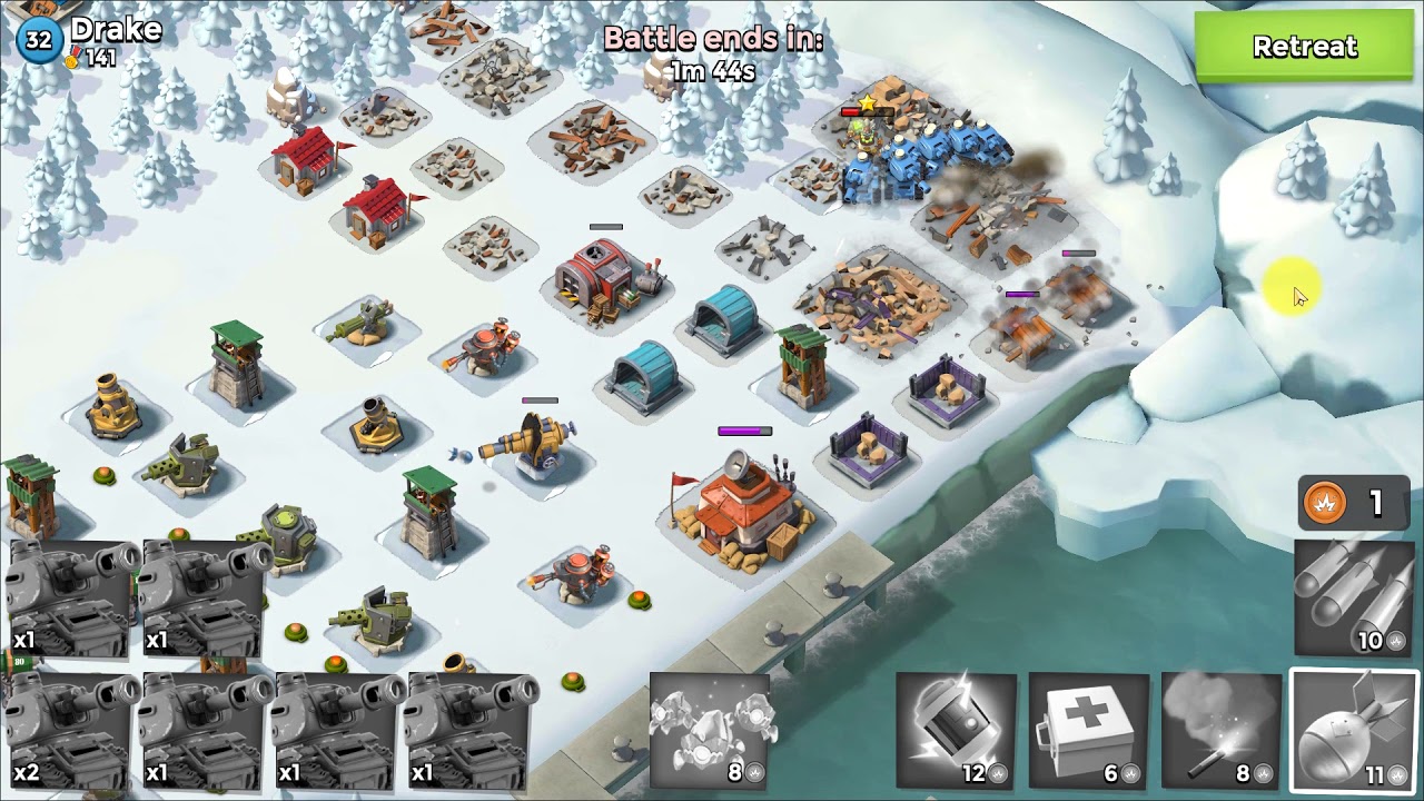 165 Victory Points [Boom Beach] Level 30