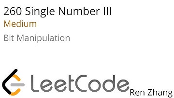 Leetcode 260 Single Number III