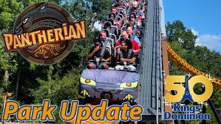 Pantherian is finally ALIVE! | Kings Dominion | Park Update | August 15th, 2025