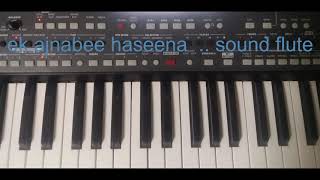 Ek Ajnabee Haseena Se Piano Cover flute
