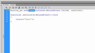 Flash CS3/CS4 Actionscript 3.0 Basics Tutorial(Event Listeners 06)