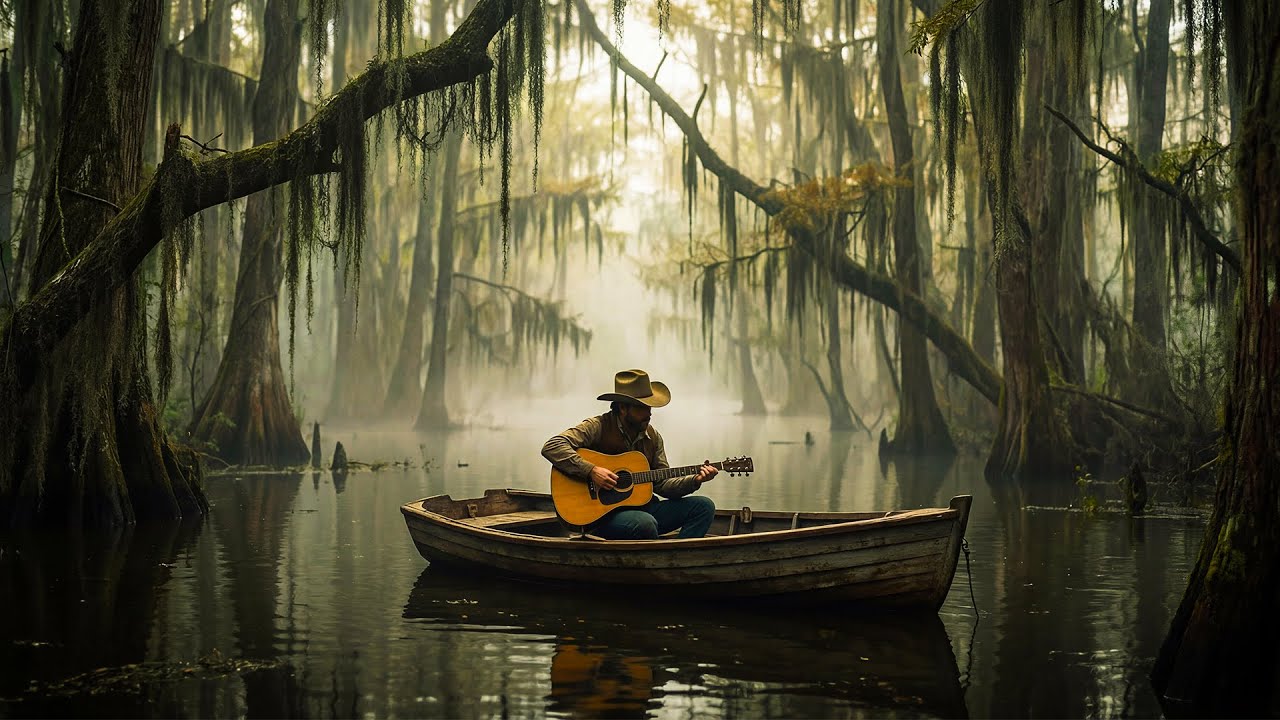 Relaxing Acoustic Blues Music - Slow Delta Slide Guitar for Stress Relief