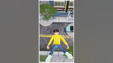 Survival Tips If You’re Falling From a Tall Building | 3D Animated Short #shorts