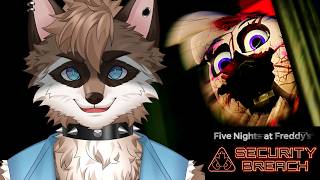 【FNAF : Security Breach】夜になると襲ってくるロボットたちから逃げろ！！【ケモノVTuber】