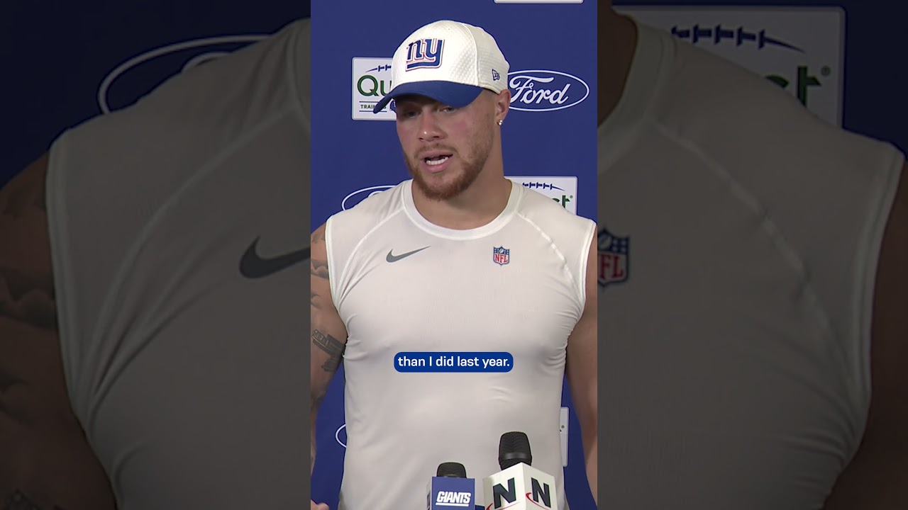 Theo Johnson is ready for a bigger role #shorts #nfl #giants #theojohnson
