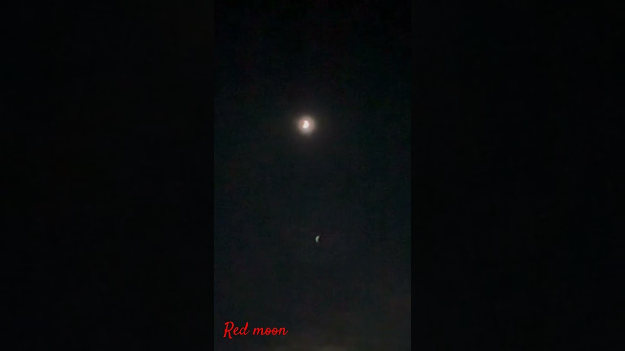 "Once in a Lifetime RED MOON Phenomenon!  