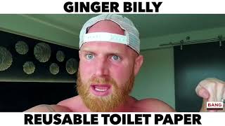 COMEDIAN GINGER BILLY: REUSABLE TOILET PAPER! LOL FUNNY COMEDY LAUGH