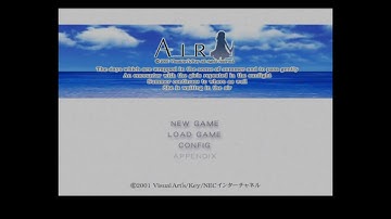Air - Sega Dreamcast - Intro & Title Screen