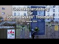 Gedenkveranstaltung Johann &quot;Rukeli&quot; Trollmann - NaturFreunde Berlinn