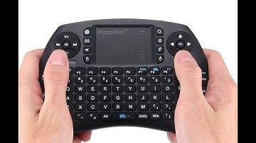 iPazzPort KP21BT Bluetooth Wireless Touchpad Keyboard For PC Android TV Box - Test