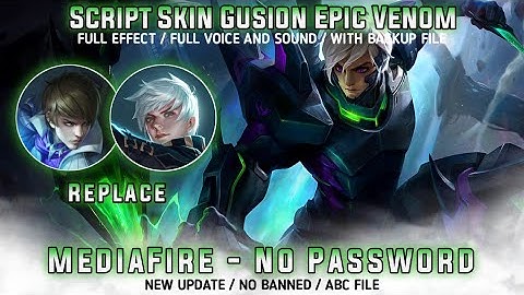 Gusion Epic Venom No Password Full Effect And Audio Valentina Patch Mobile Legends