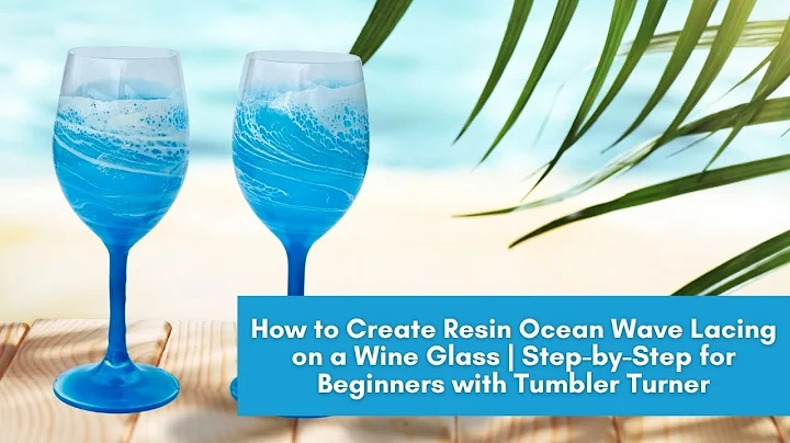 How to Create Resin Ocean Wave Lacing on a Wine Glass | Step-by-Step for Beginners | Tumbler Turner