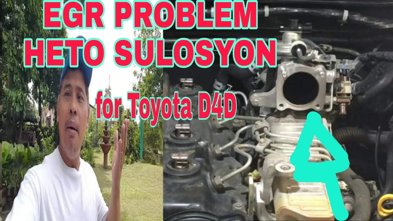 EGR PROBLEM , HETO SULOSYON For toyota D4D deisel engine. - YouTube
