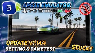 UPDATE!! APS3E Android PS3 Emulator Update V1. 14A SETTING &amp; GAMETEST!!