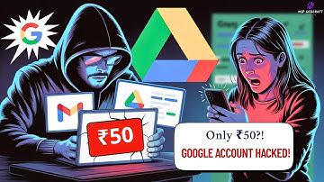 Your Google Account Is Selling for ₹50 on Dark Web! | Gmail, Drive, Photos at Risk! 😨 #GoogleHack