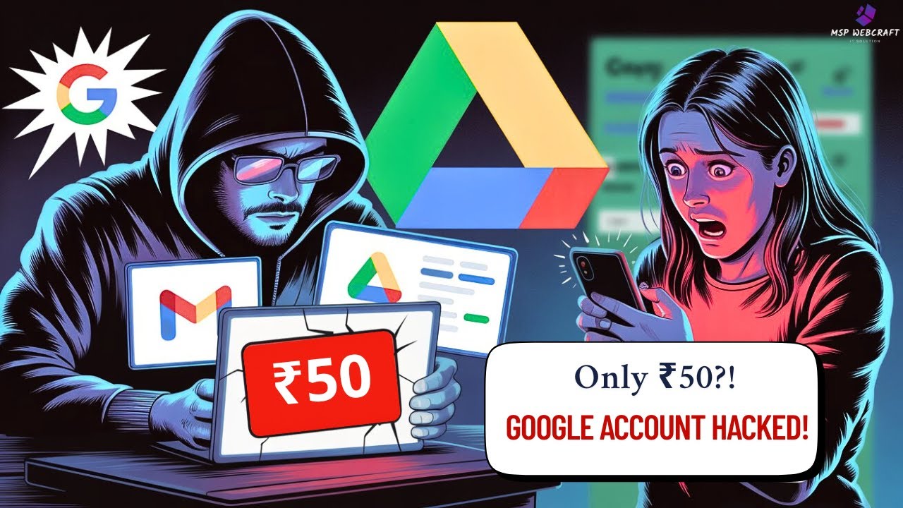 Your Google Account Is Selling for ₹50 on Dark Web! | Gmail, Drive, Photos at Risk! 😨 