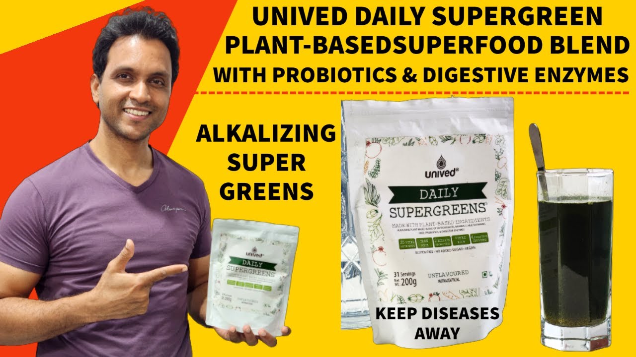 Unived daily super greens review Best multivitamin powder with