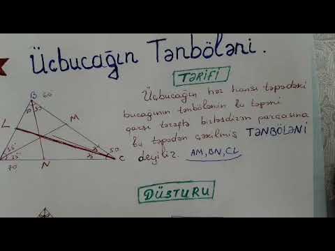 Video: Üçbucaqda 2 xətt nə deməkdir?