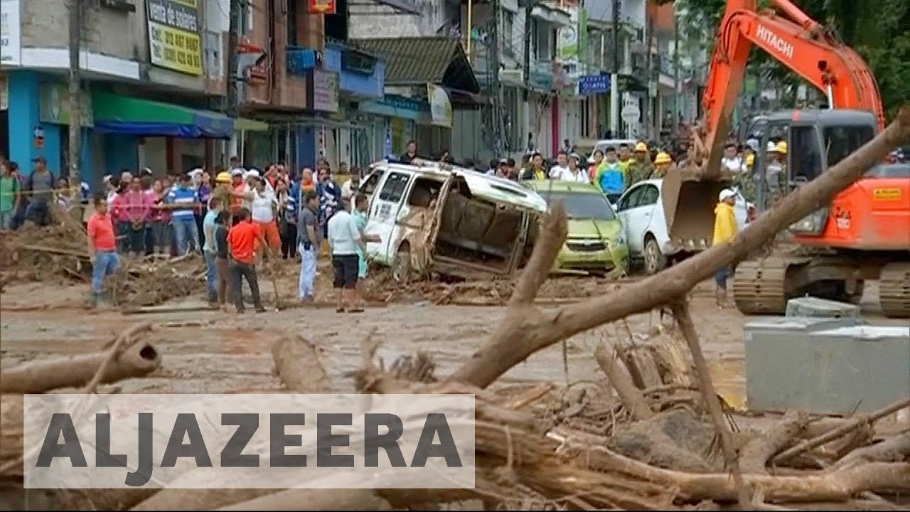 انهيارات أرضية في كولومبيا تودي بحياة 193 شخصاً على الأقل