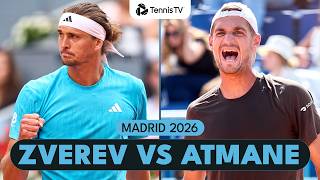 Famous Alexander Zverev Takes on Terence Atmane 🤝 | Madrid 2026 Highlights Wealth