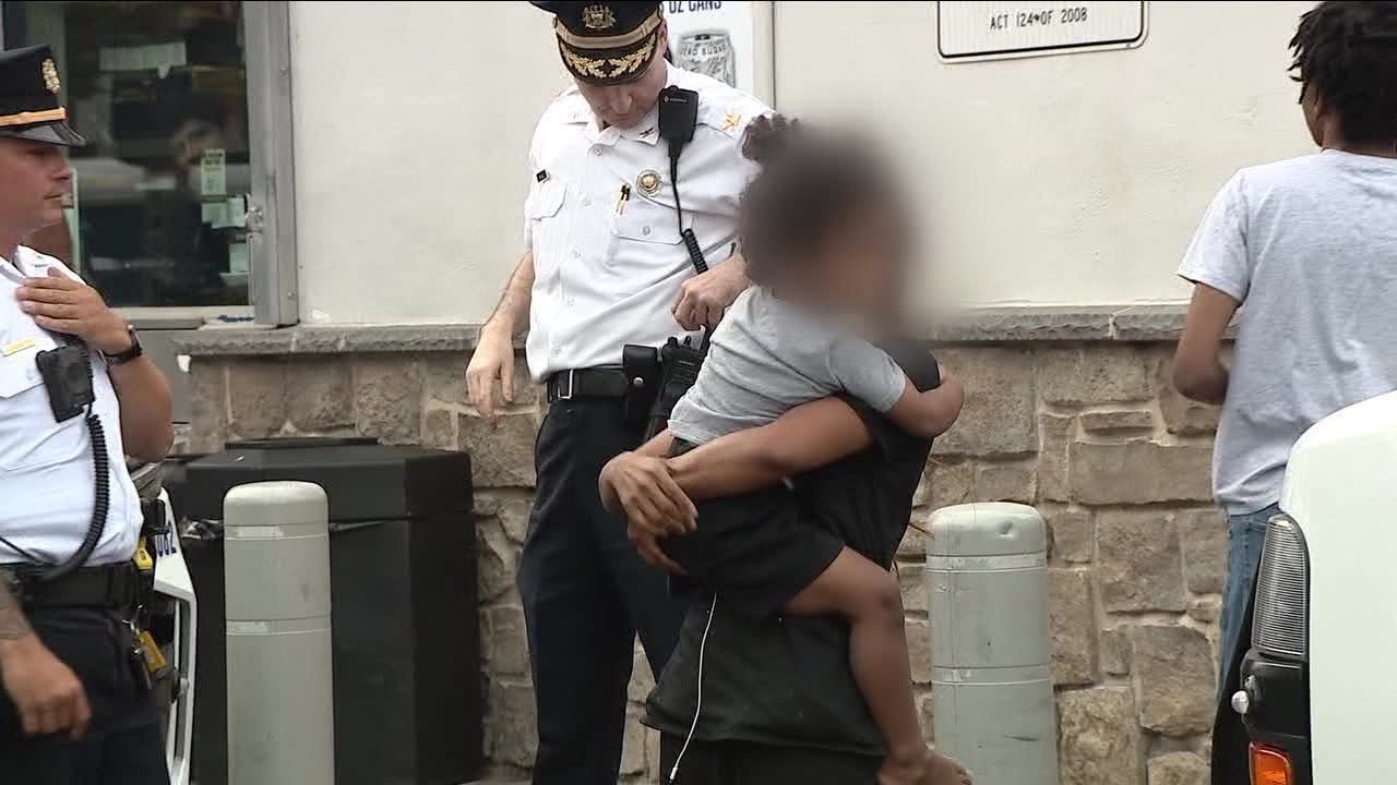 Toddler reunited with mother after being taken in stolen car at ...