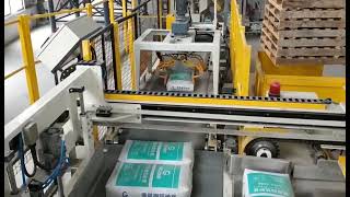 Famous High Speed High Level Palletizer for Bag Stacking Loading Bags Gantry Palletizer Machine Net Worth