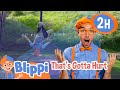 Meet Blippi for Yoga Lessons &amp; more Playground Fun + More | Blippi and Meekah Best Friend Adventures